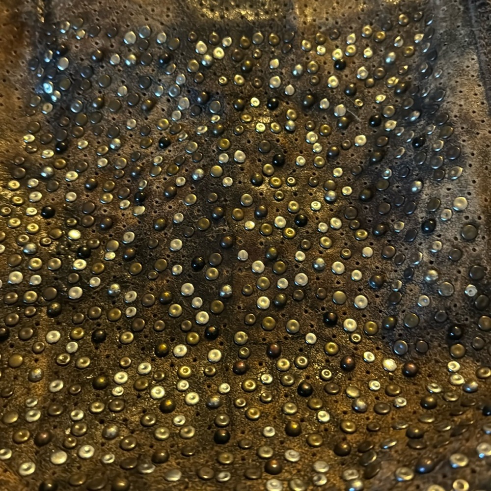 Frye “Deborah” distressed leather shoulder bag, roomy with inner pockets